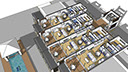 Apartment 3 made with Sketchup and TreblD